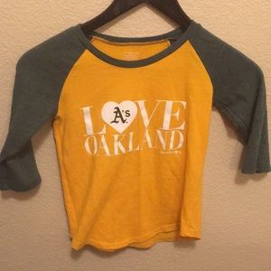 “Love Oakland A’s” long sleeve tee